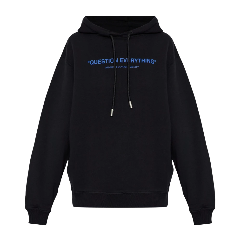 Off-White Black Cotton Sweatshirt - S - Image 2
