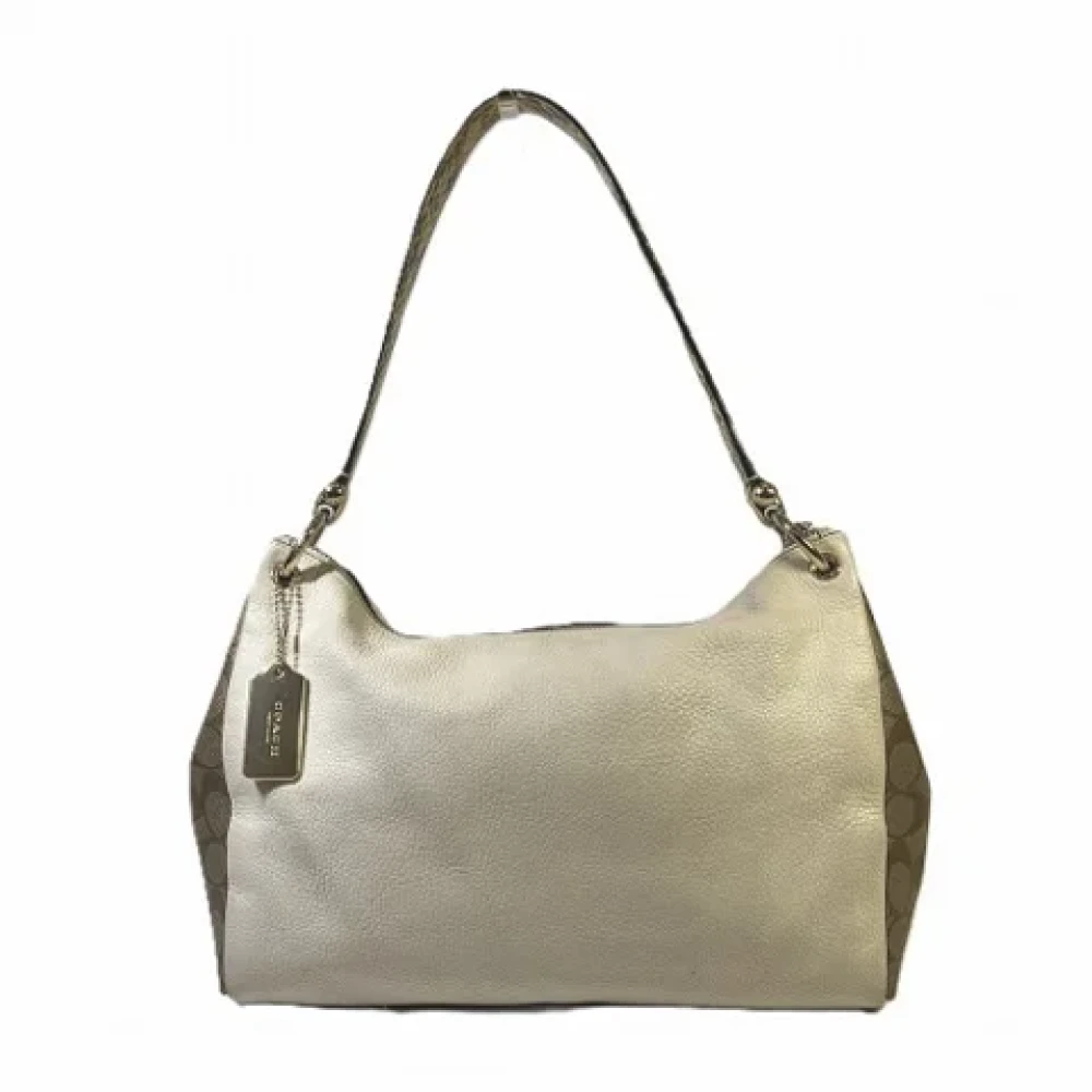Coach Pre-owned Fabric shoulder-bags Beige Dames