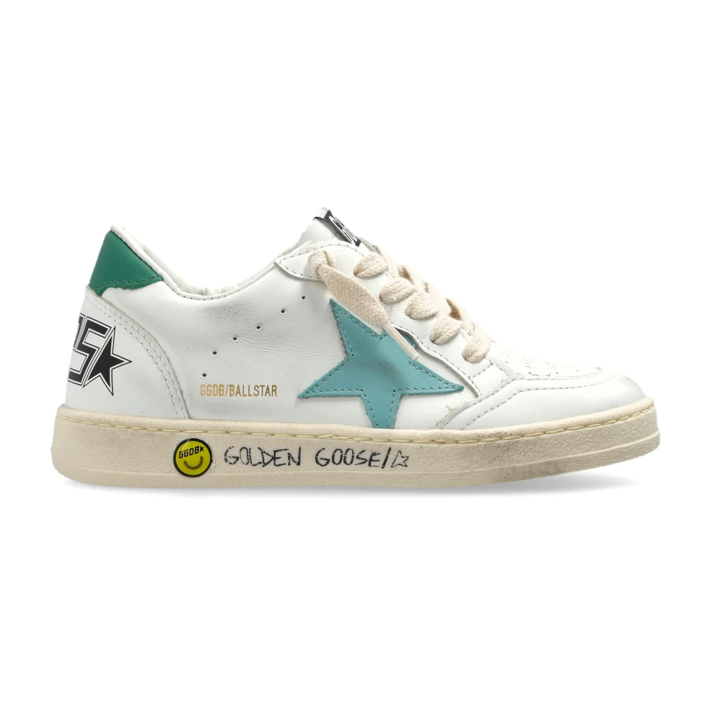 Golden Goose Ball Star New Trainers - Unisex - Kids Sneakers - White - 34 Eu - Kids