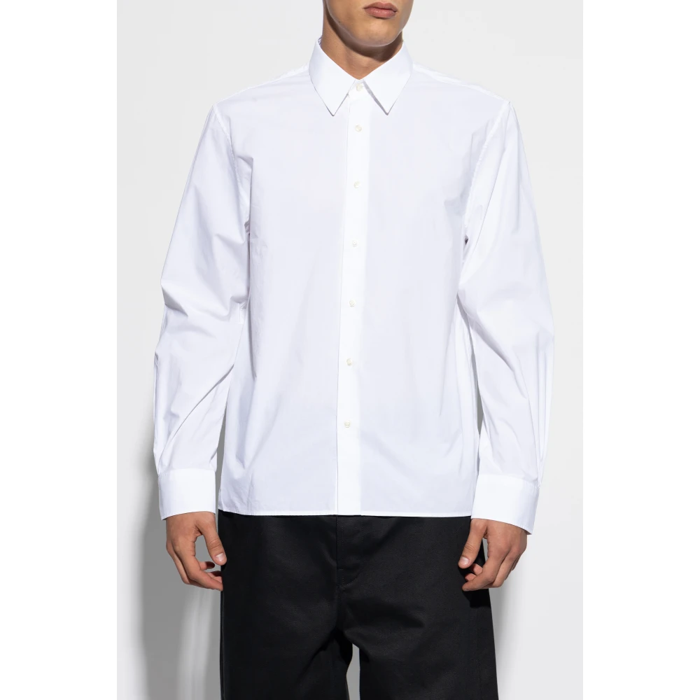 Officine Générale Katoenen overhemd White Heren