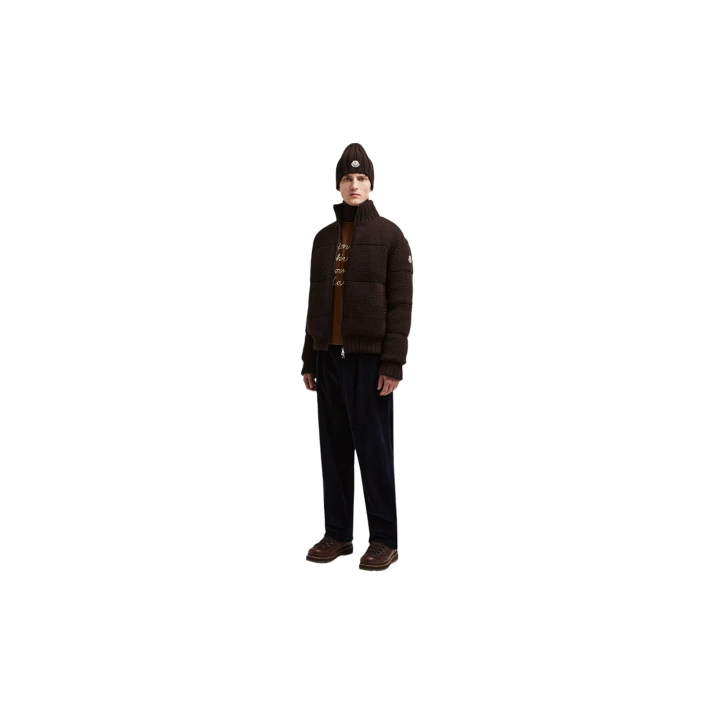 Moncler Navy Corduroy Joggingbroek Blue Heren