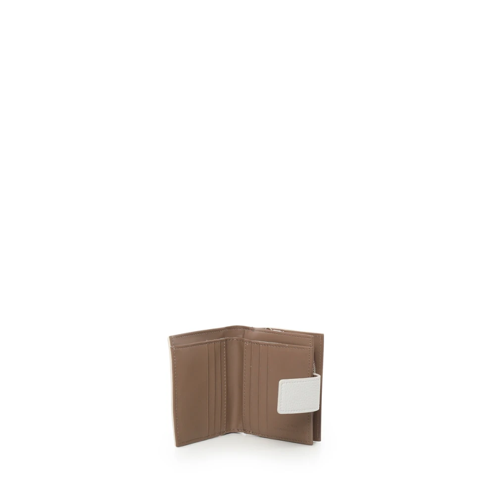 Valentino by Mario Valentino Alexia Portemonnee Bianco Cuoio Stijlvolle Handtas White Dames