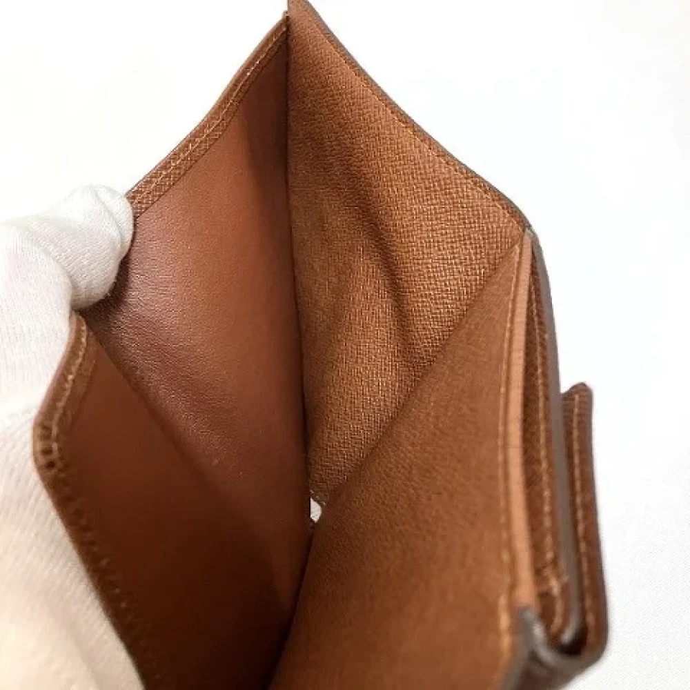 Louis Vuitton Vintage Pre-owned Canvas wallets Brown Dames