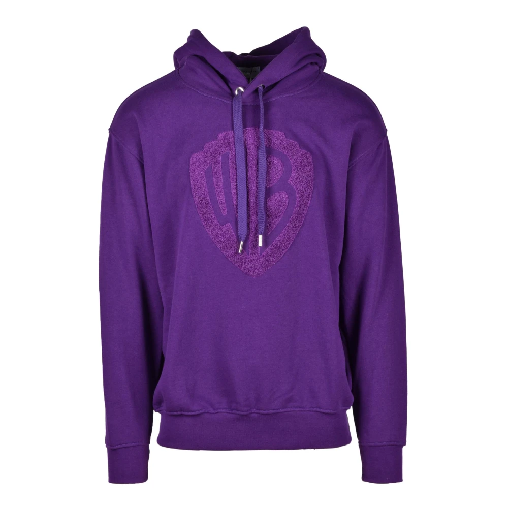 Family First Katoenen Stijlvolle Sweater Purple Heren