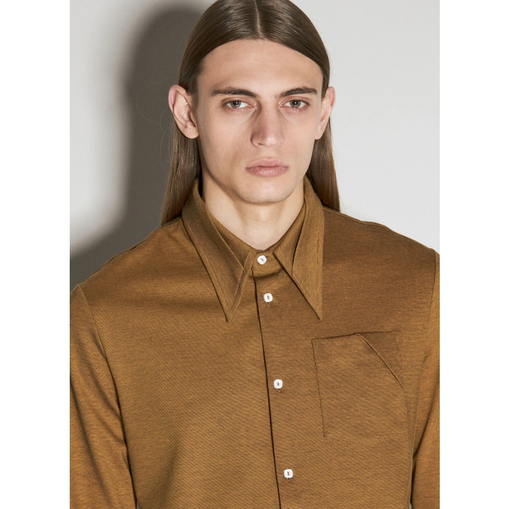 Kiko Kostadinov Shirts Brown Heren