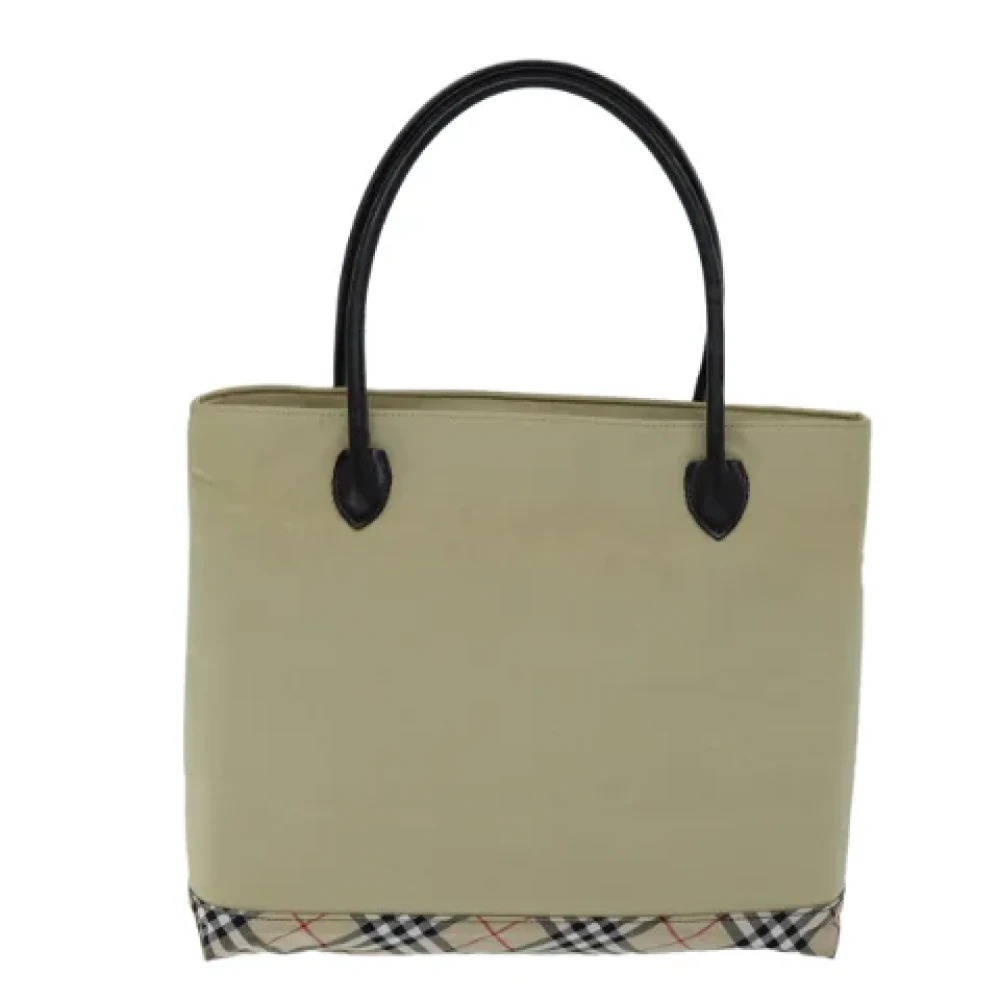 Burberry Vintage Pre-owned Fabric totes Beige Dames