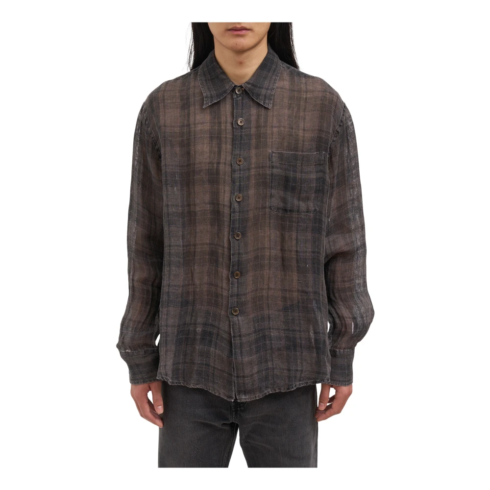 Our Legacy Above Shirt - Male - Casual Shirts - Gray - L - Shirts
