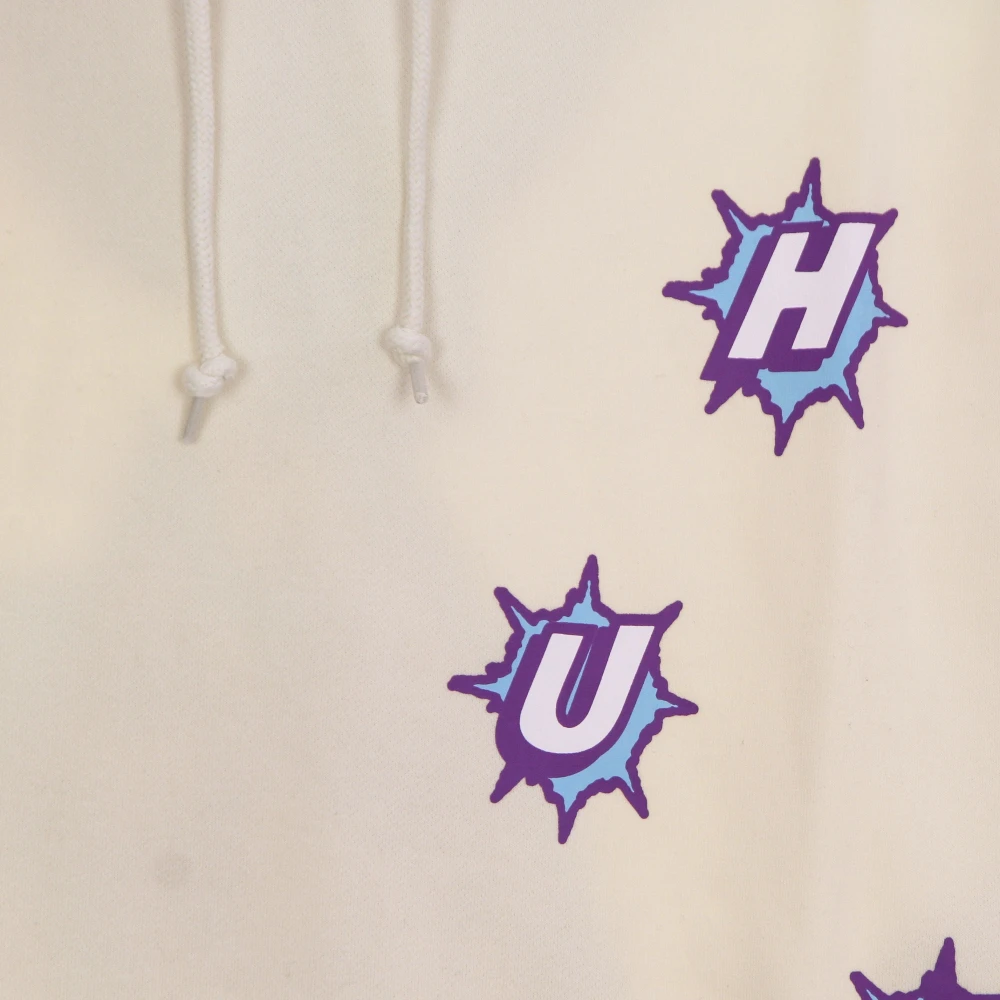 HUF Off White Heren Hoodie Lange Mouw White Heren
