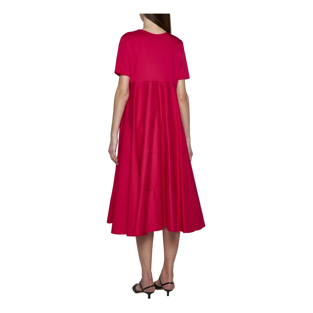 Blanca Vita Rode Midi Jurk met Zakken Red Dames
