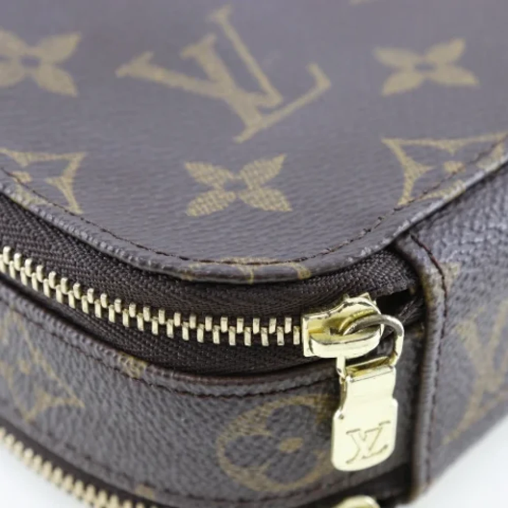 Louis Vuitton Vintage Pre-owned Canvas pouches Brown Dames