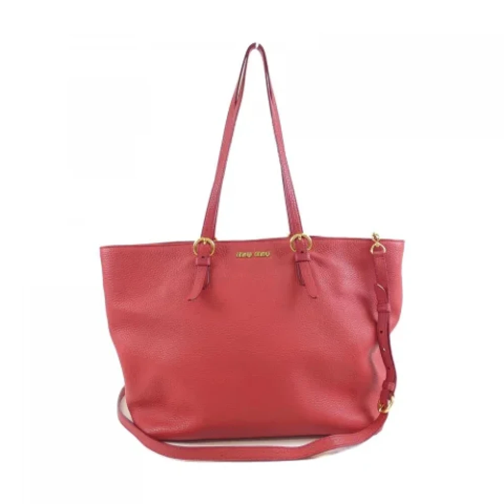 Pre-owned > Pre-owned Bags > Pre-owned Tote Bags - - Miu Miu Pre-owned - Modalova