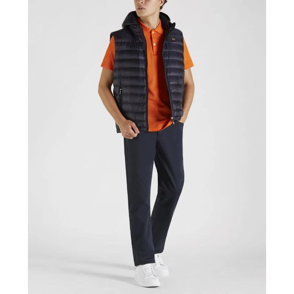 PAUL & SHARK Oranje Polo Shirt met Logo Orange Heren