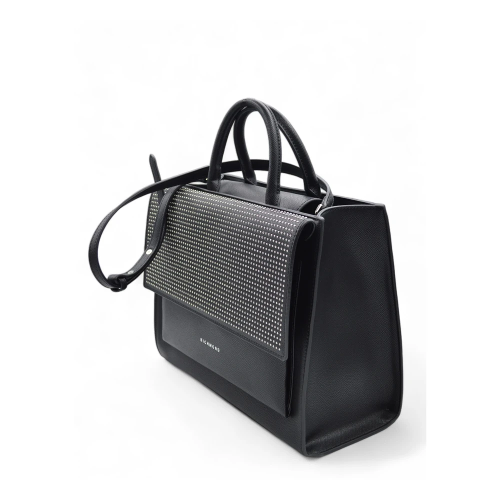 John Richmond Stijlvolle Tote Tas met Applicatiedetails Black Dames