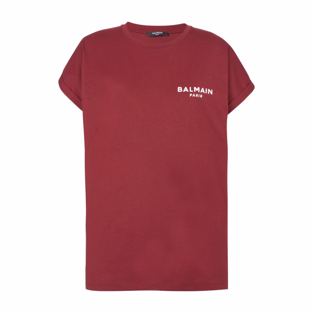 Plüsch-Logo-T-Shirt