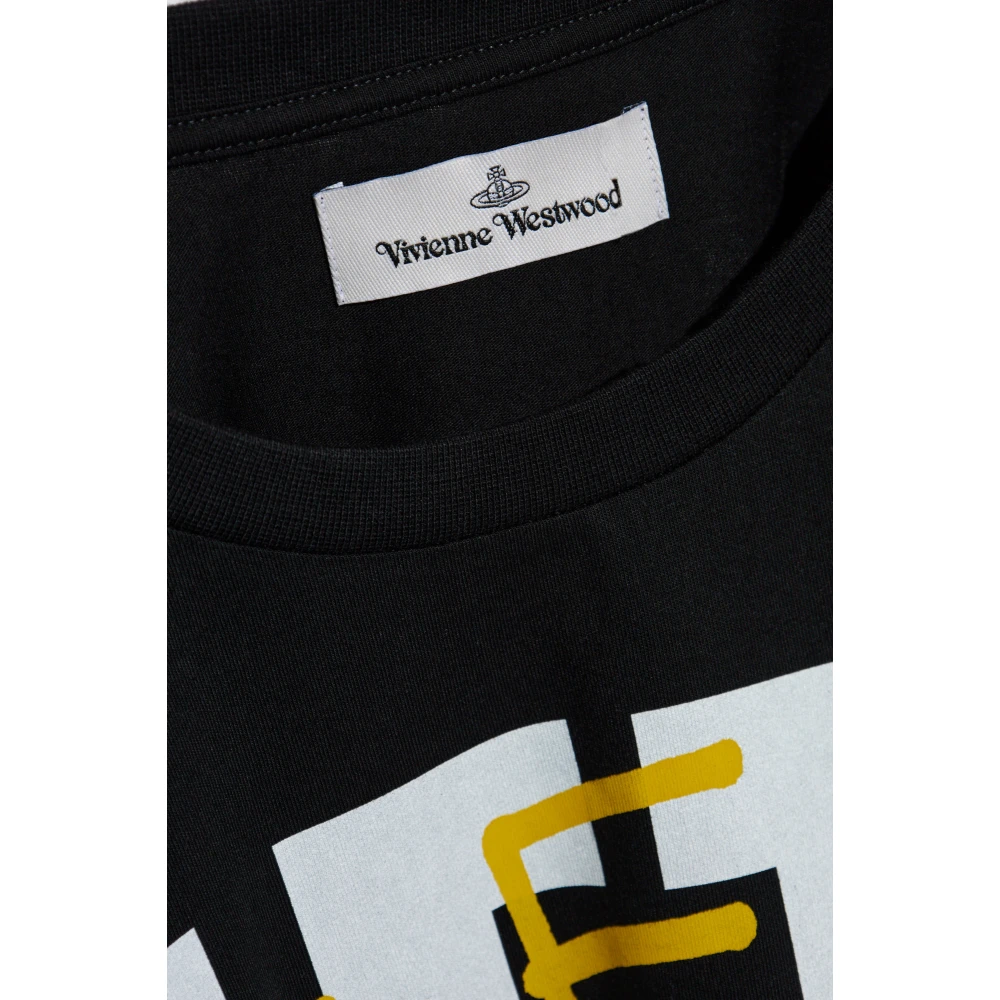Vivienne Westwood Bedrukt T-shirt Black Dames