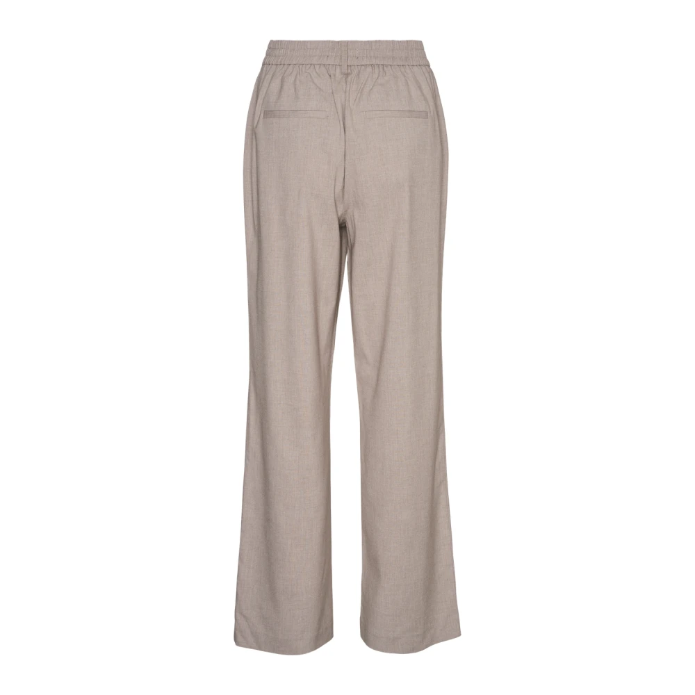 Vero Moda Tijdloze Straight Tailor Pant Beige Dames