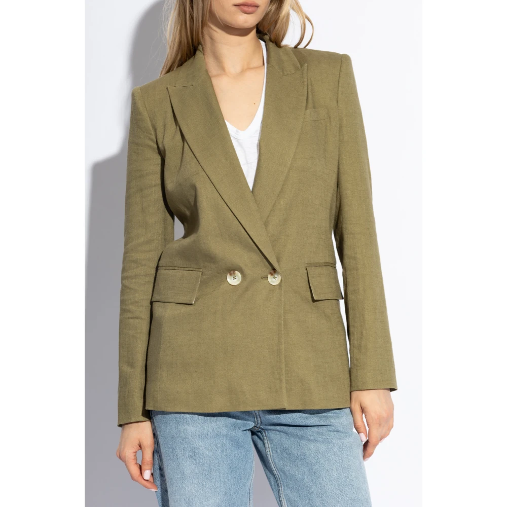 Diane Von Furstenberg Double-breasted blazer Green Dames