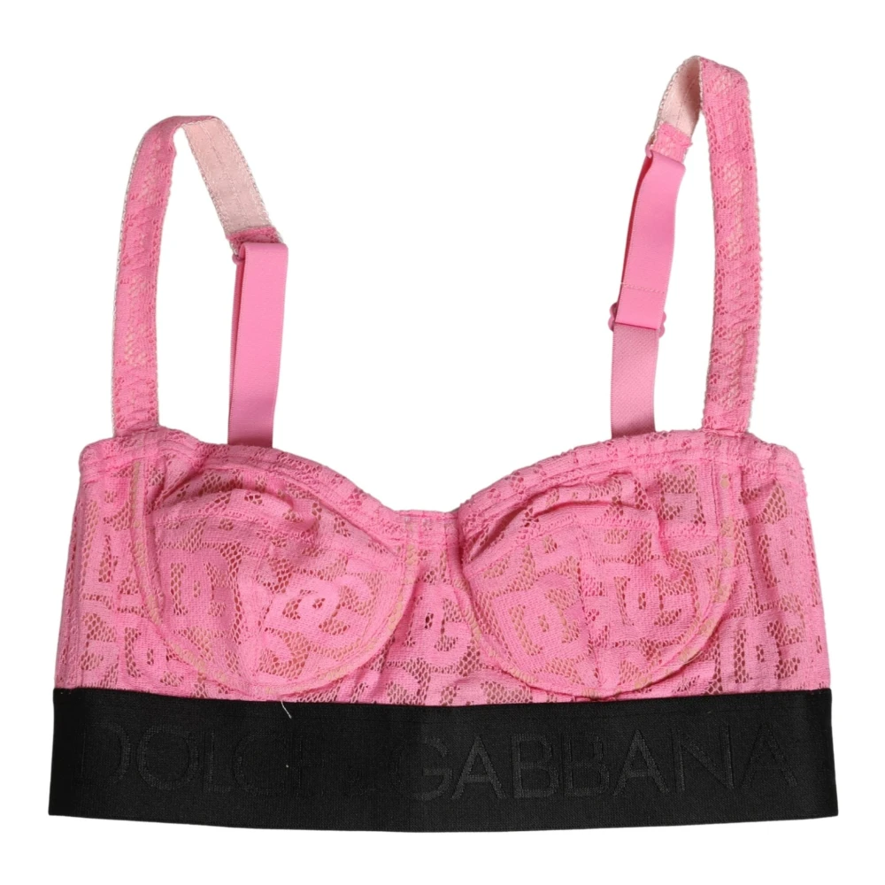 Dolce & Gabbana Soutien Gorge Balconnet Semi Rembourré À Armatures Femme Sous Vêtements Rose 38 Fr