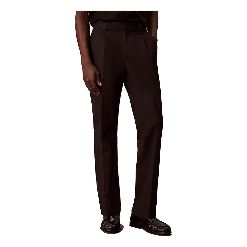 Calvin Klein Men's Black Suit Trousers, W36, Suit Trousers