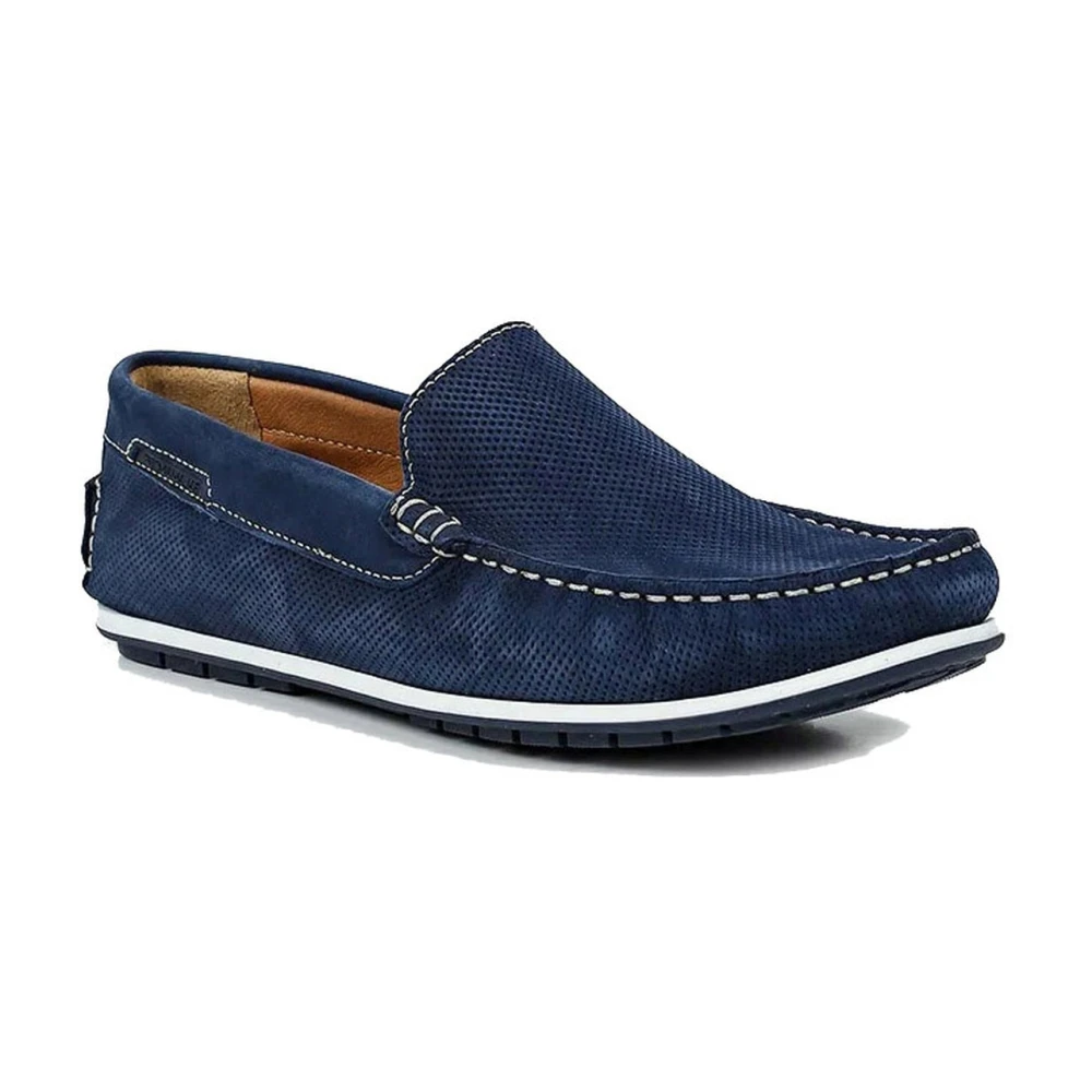 Salamander Loafers Blue Heren