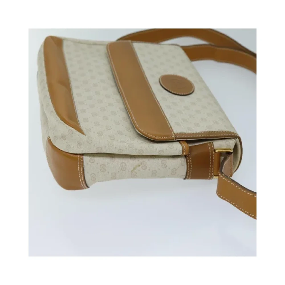 Gucci Vintage Pre-owned Plastic gucci-bags Beige Dames