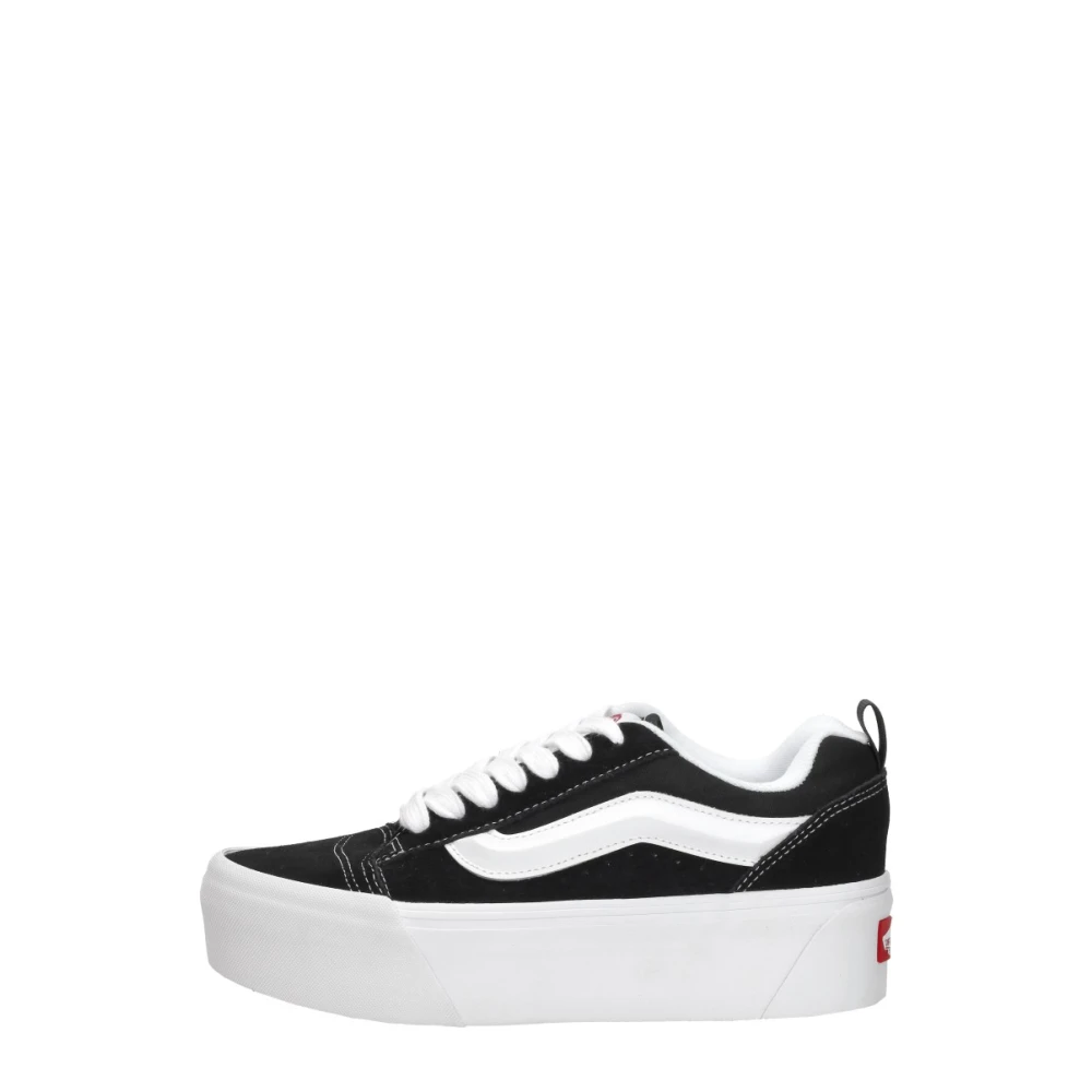 Vans Women's Black Sneakers, 5 Uk, Knu Skool Stack