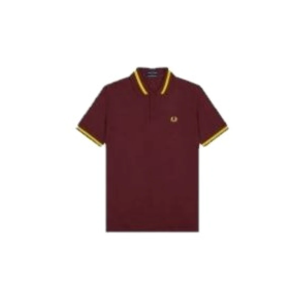 Fred Perry Klassieke Single Tipped Polo Red Heren