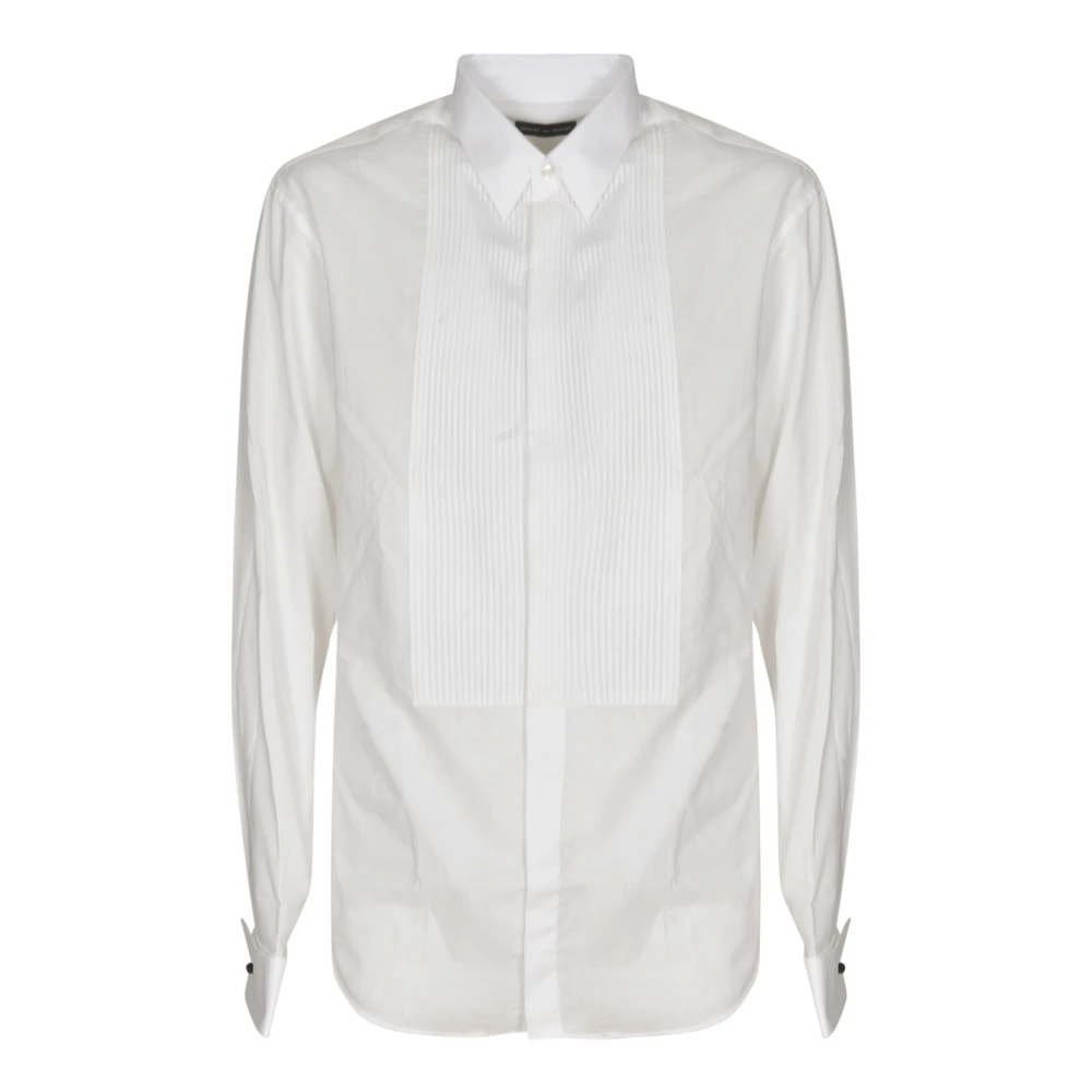 Giorgio Armani Elegante Overhemden Collectie White Heren