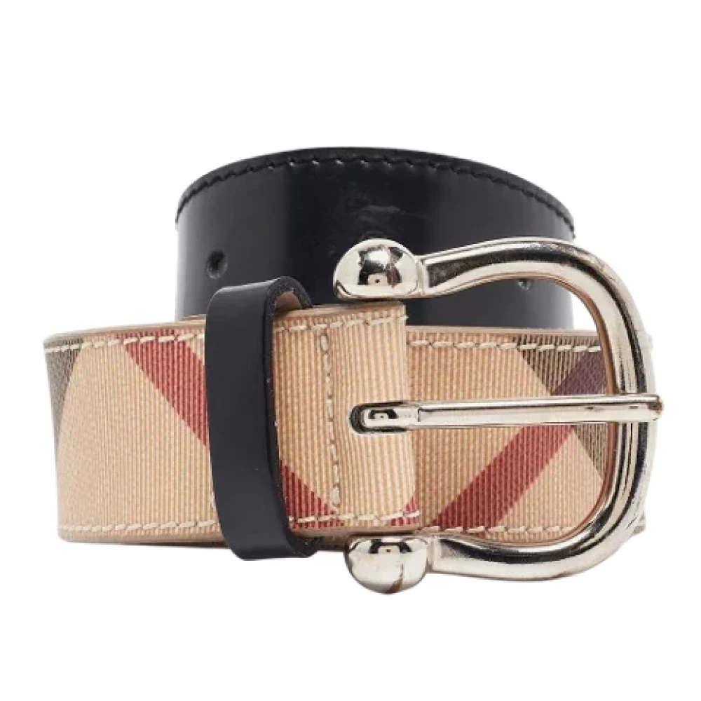 Burberry Vintage Pre-owned Leather belts Multicolor Dames