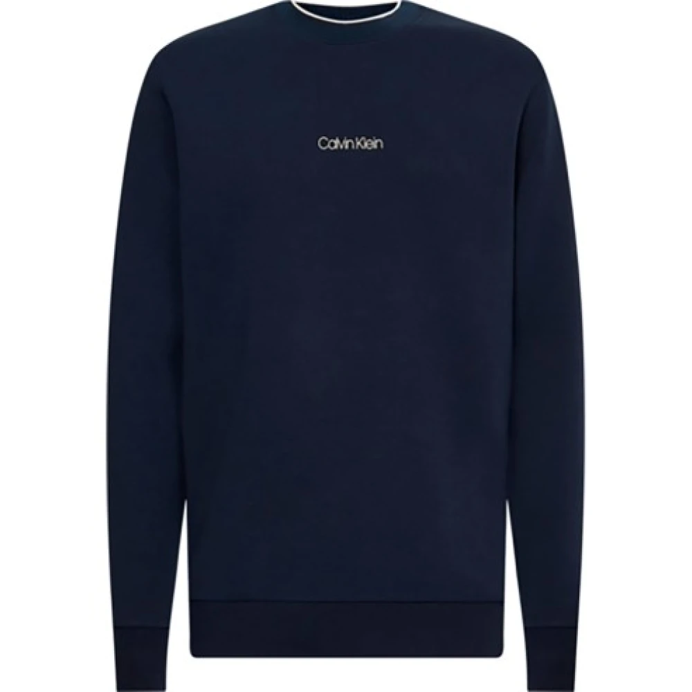 Calvin Klein Organisch Katoenen Heren Sweatshirt Blue Heren