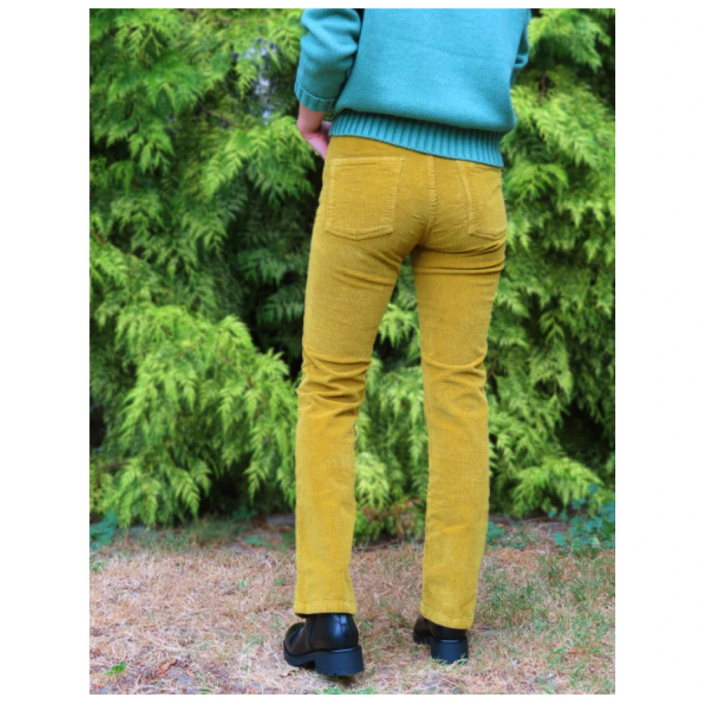 Denim Studio Flare Corduroy Broek Jeff Brown Dames