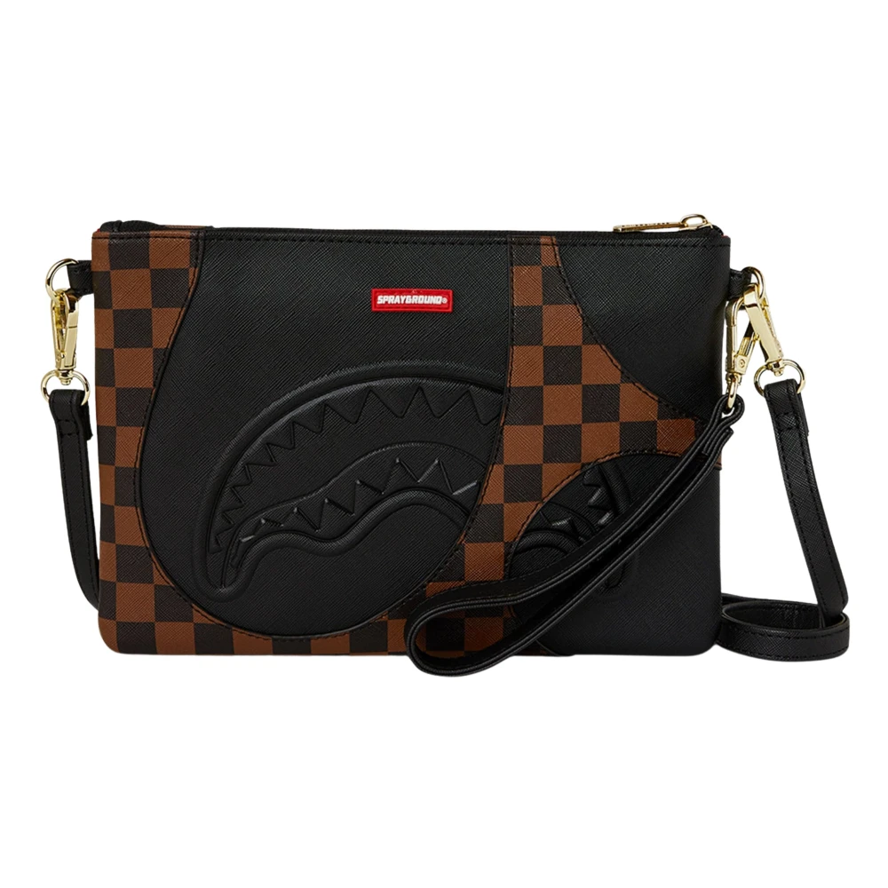 Sprayground Girls Multicolor Kids Jet Stream Crossover Clutch In Black (25Cm) - Bags - One Size - Kids