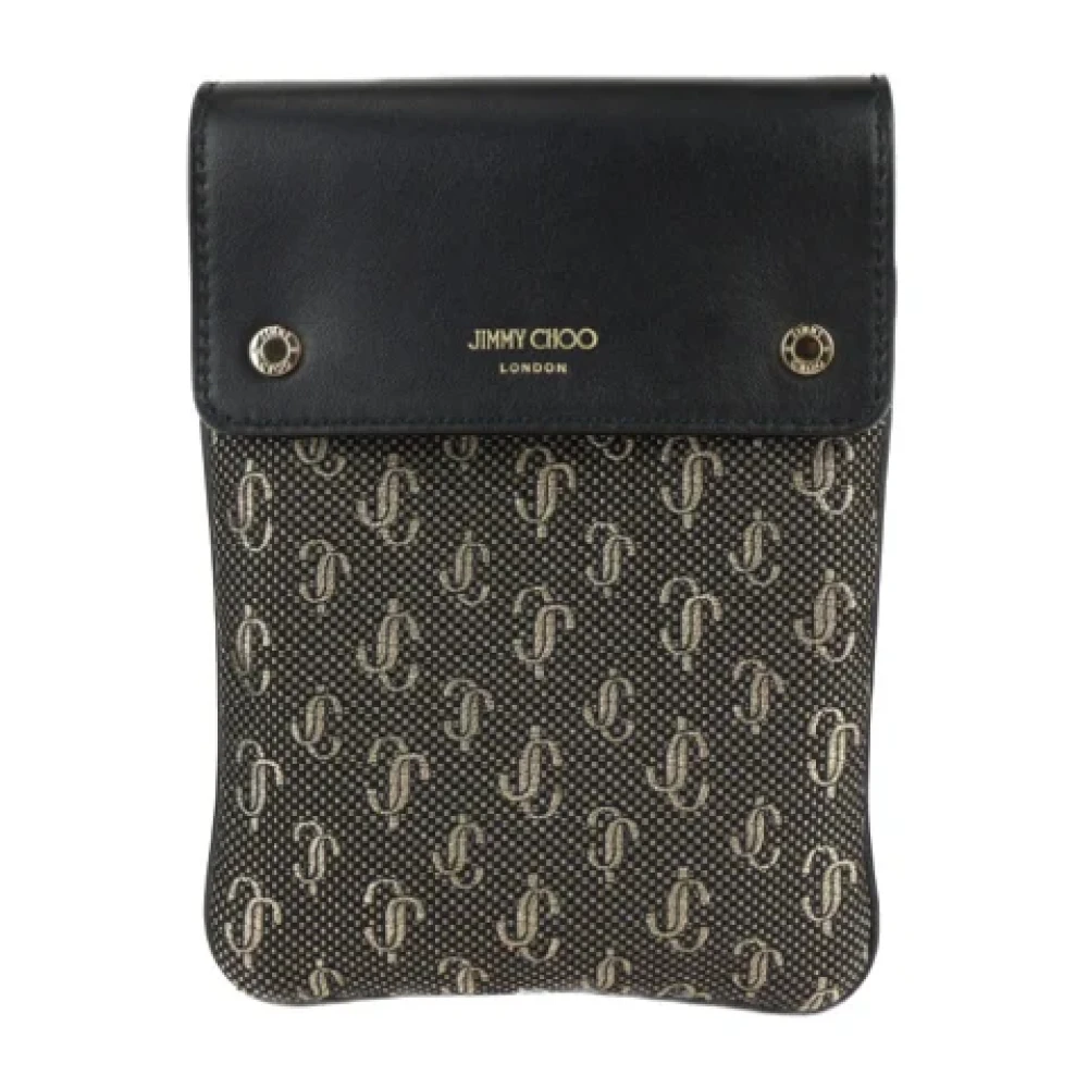 Jimmy Choo Pre-owned Leather shoulder-bags Black Dames
