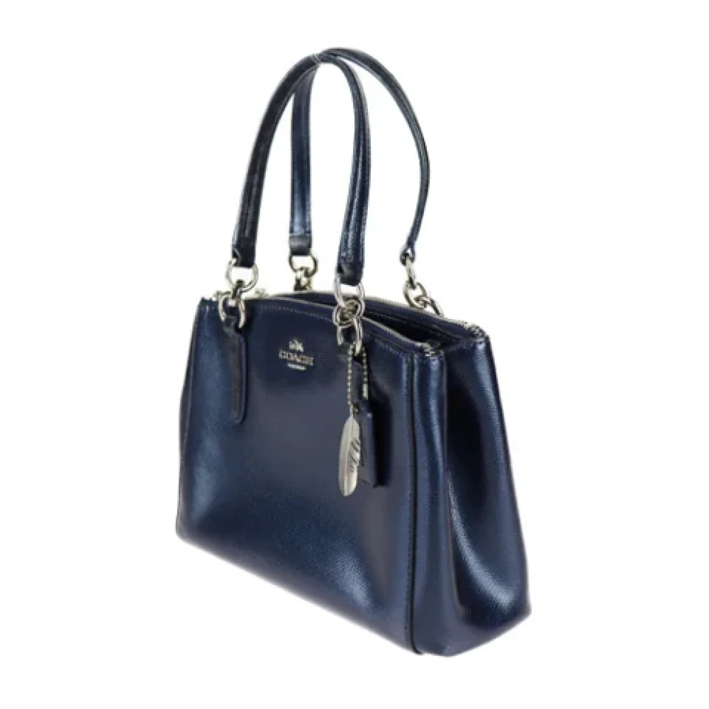 Coach Pre-owned Leather handbags Blue Dames