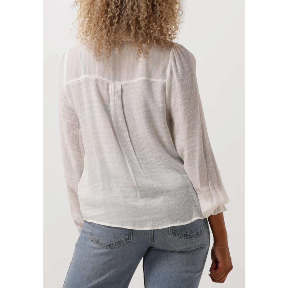 Lollys Laundry Elegante Witte Blouse Arielll Shirtls White Dames