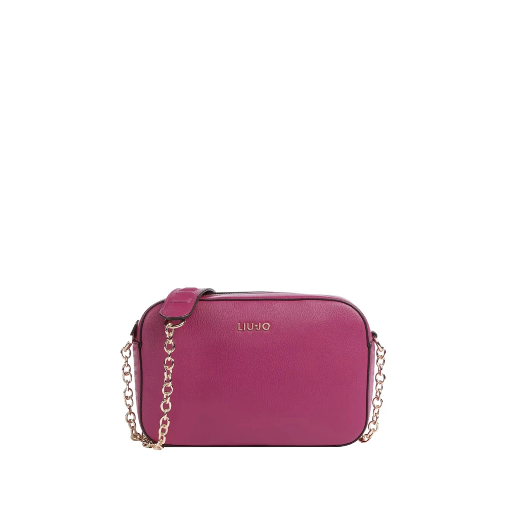 Liu Jo Fuchsia Schoudertas Modern Ontwerp Pink Dames