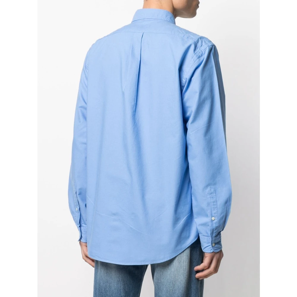 Ralph Lauren Custom Fit Oxford Overhemd Blue Heren