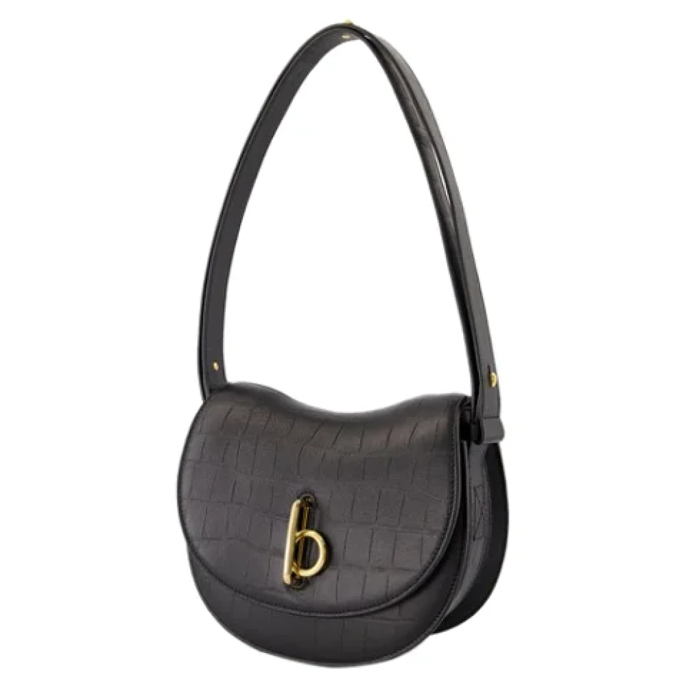 Burberry Leather handbags Black Dames
