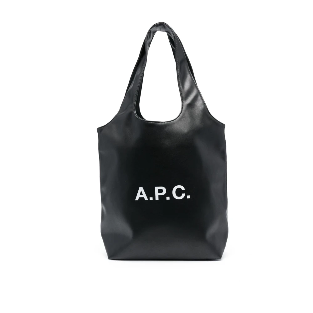A.p.c. Kvinno Svart Väskor Dam, One Size, Polyester, Tote Ninon Small