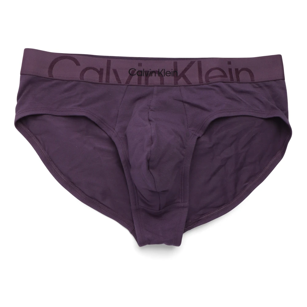 Calvin Klein Stretch katoen reliëf icoon leggings Purple Heren
