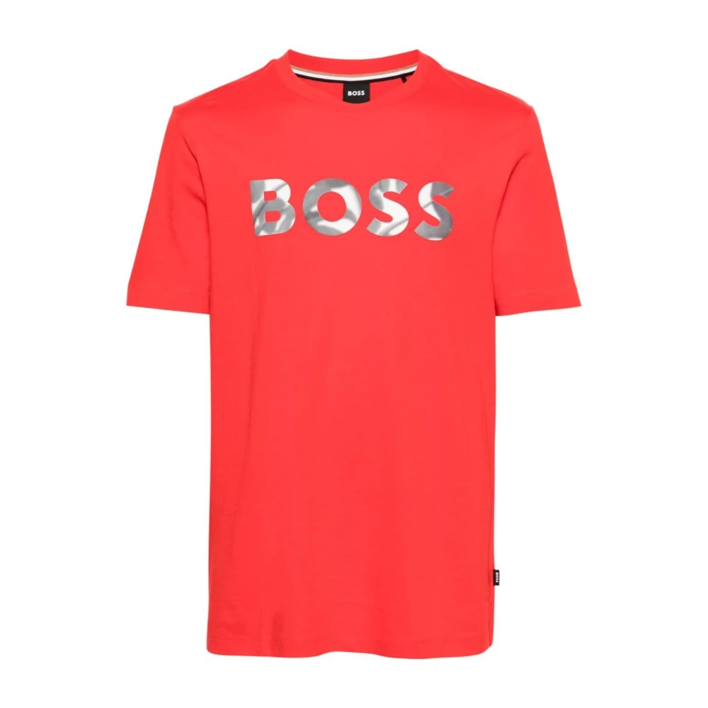 Hugo Boss Klassisk Bomull T-shirt Red, Herr