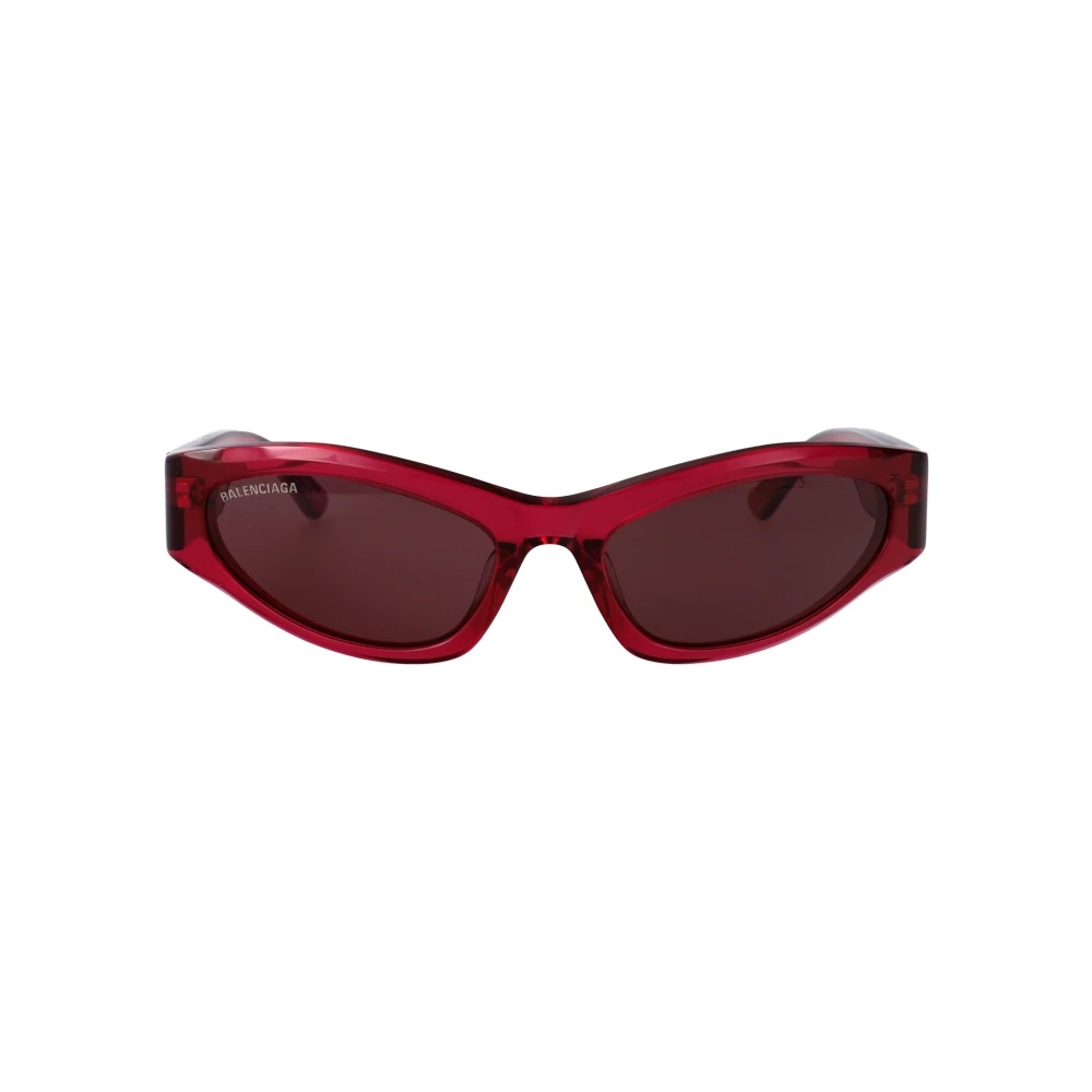 Balenciaga Women's Red Stylish Sunglasses For Fashionable Look - Sunglasses - 58 Mm - Accessories