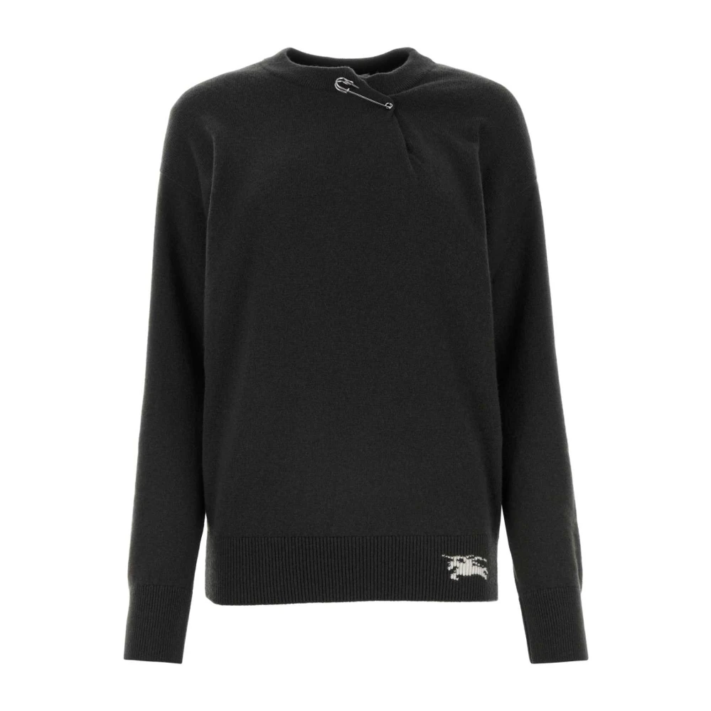 Burberry Women's Gray Cashmere Jumper - Cashmere Knitwear - Xs - Knitwear