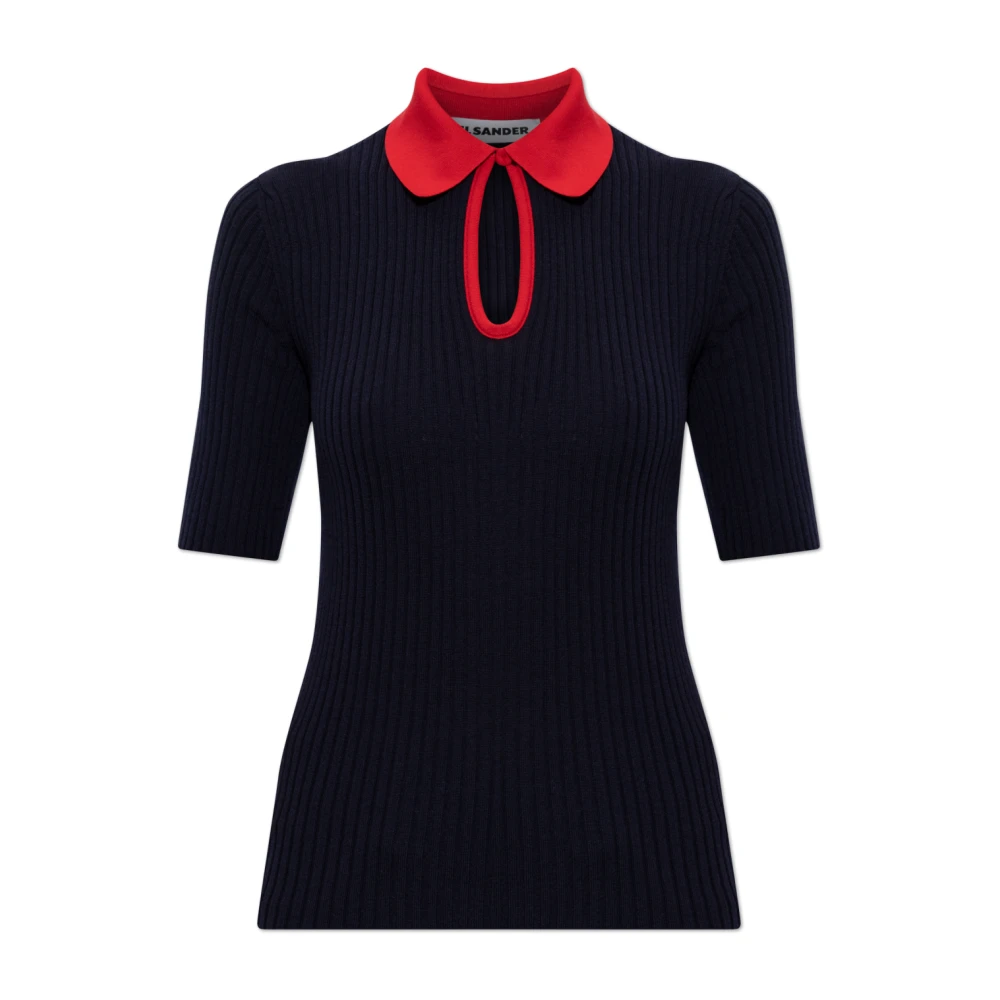 Jil Sander Mujer Azul Jerseys, Talla: L