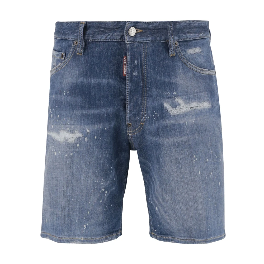 Dsquared2 Stretch Katoenmix Denim Jeans Blue Heren