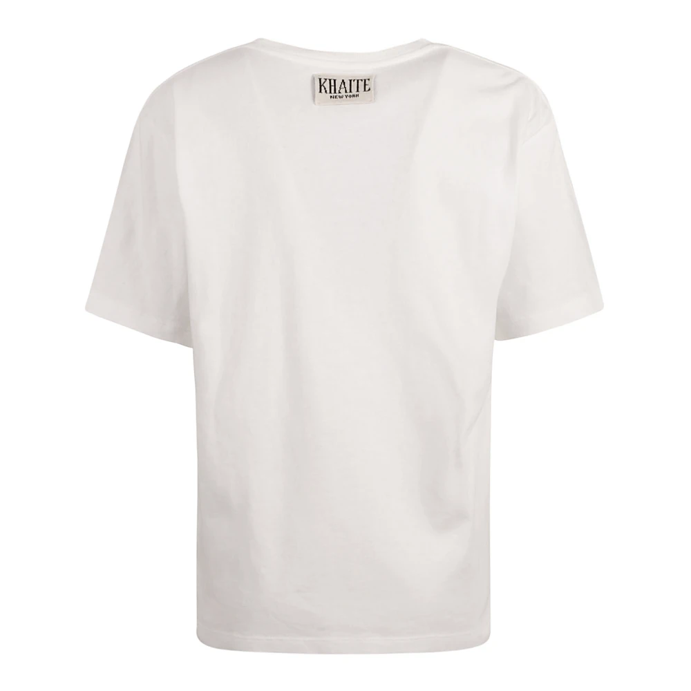 Khaite Witte korte mouwen T-shirt White Dames
