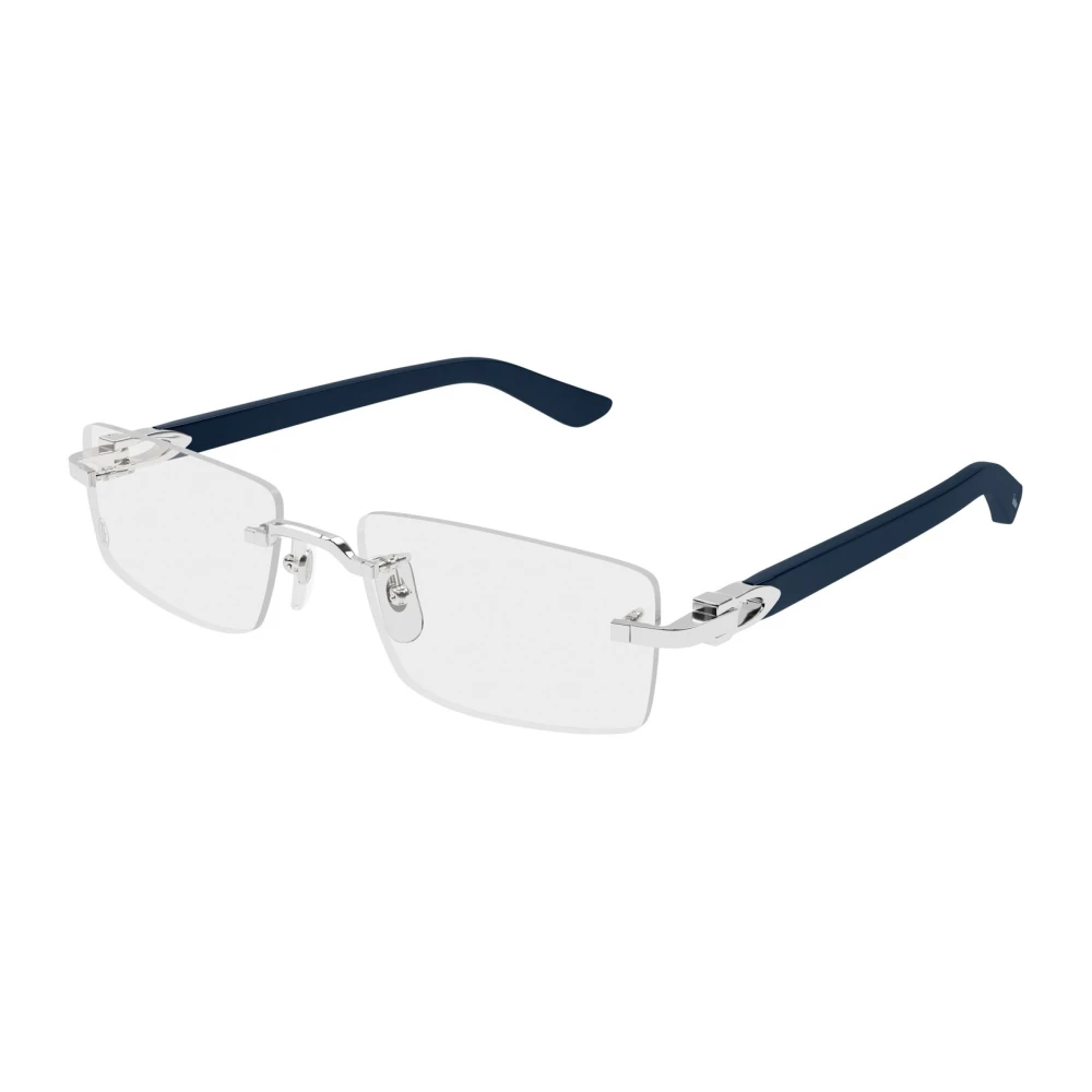 Cartier Men's Gray Glasses, 58 Mm, Optical Frame
