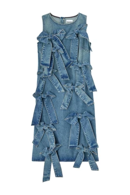 Light Rigid Denim Dress