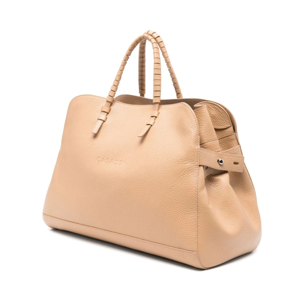Casadei Beige Handtas met Afneembare Band Beige Dames