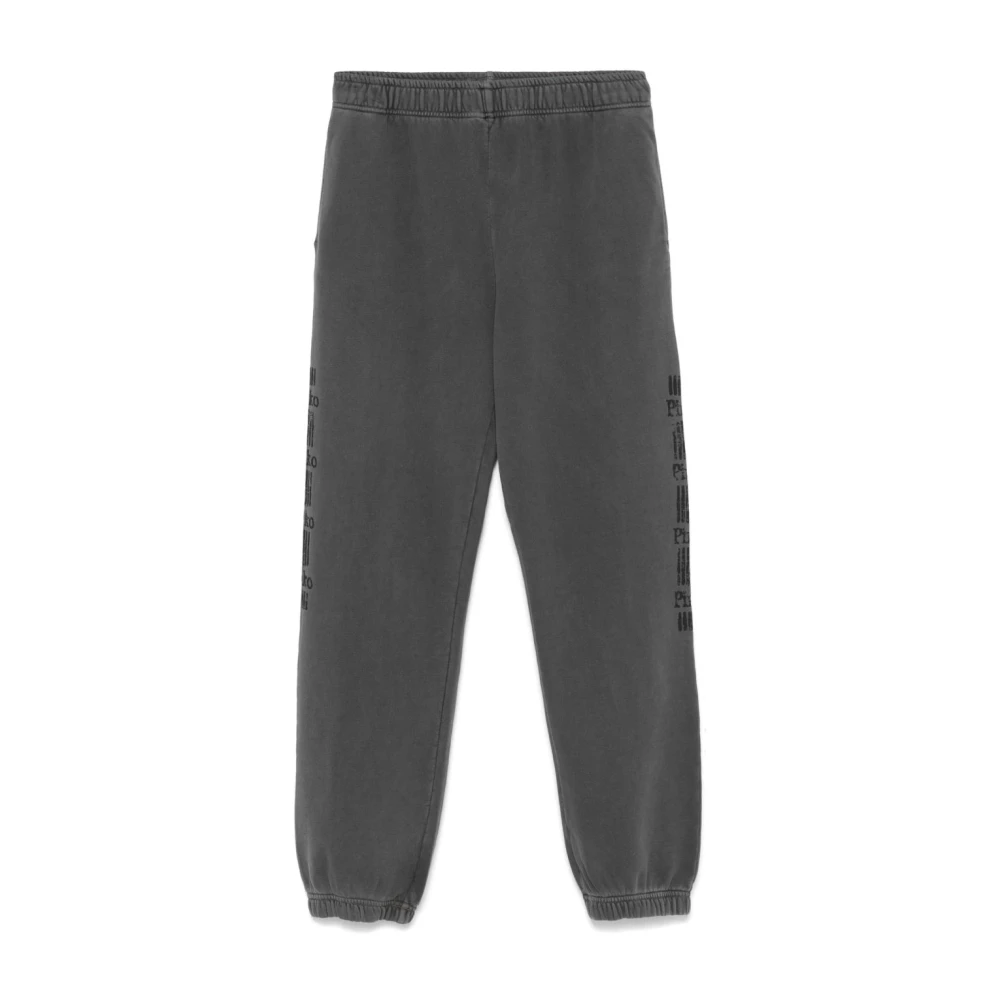 Pinko Grijze Katoenen Broek Gray Dames